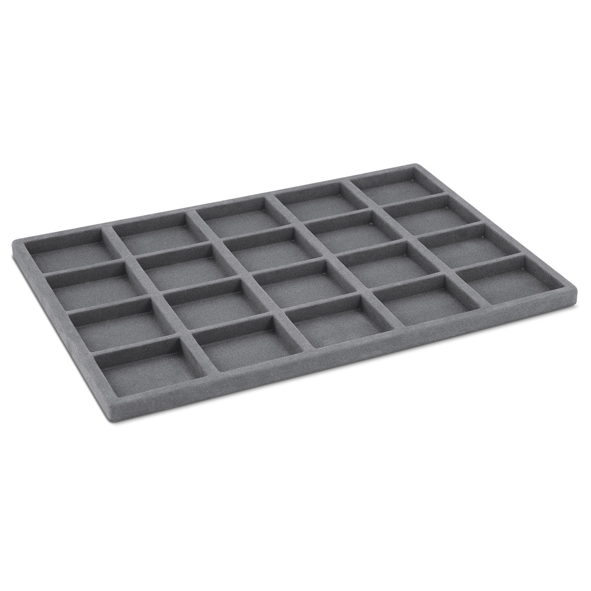 Insertion avec 15 compartiments, 65 x 75 mm, pour plateau N° 069002