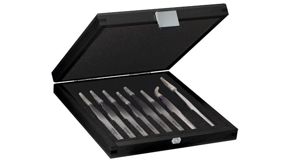 Bergeon 7026 Set de 8 brucelles