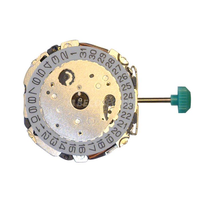 Mvt. Miyota FS04 High Hand 10 1/2''' DATE4, SUS SC CHRONO 3@ PUSH Quartz (377 | SR626SW)