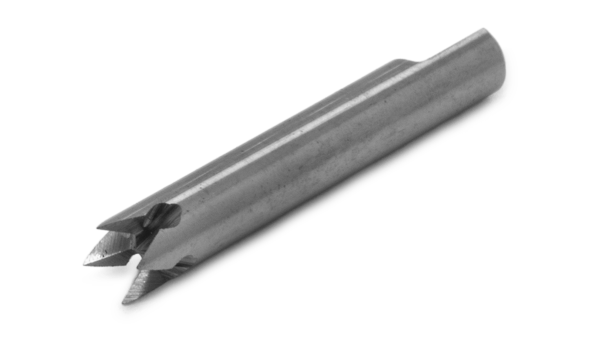 Fraise au bout de vis 4 dents 60° Ø 2,5 Fraise seule