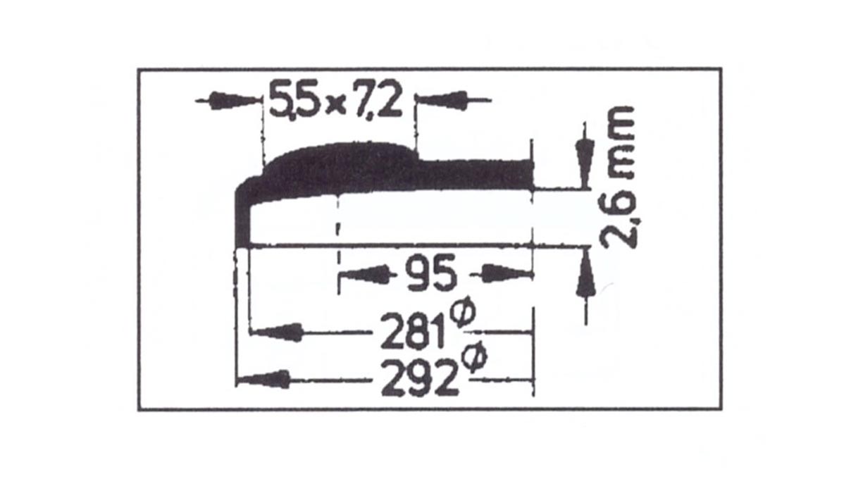 Verre à renverser avec loupe Cyclop 108, réplique, en plastique, Ø 29,2/28,1 mm, H 2,6 mm