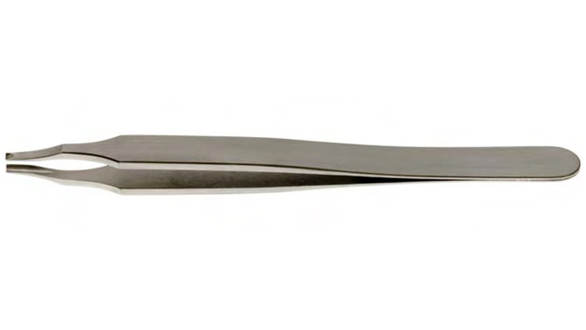 Dumont Brucelles forme 10/6,  acier-carbone, 110 mm