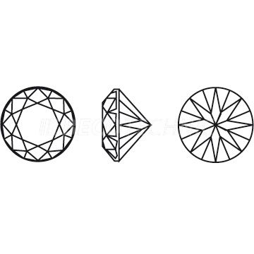 Améthyste, violet, rond, Ø 3,5 mm