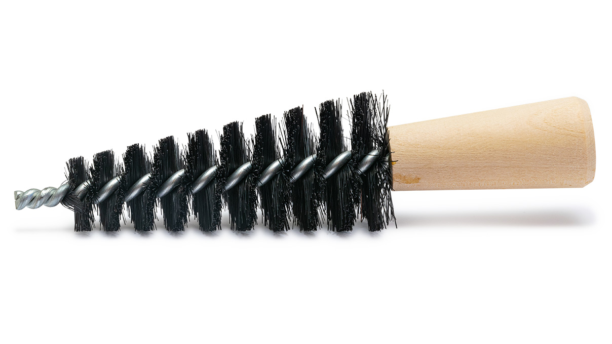 Brosses coniques avec poils noirs longueur 160 mm