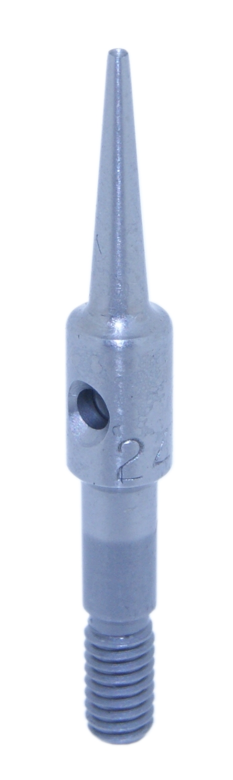 Badeco Pointe pour maillet, ronde et concave, 0,80 mm