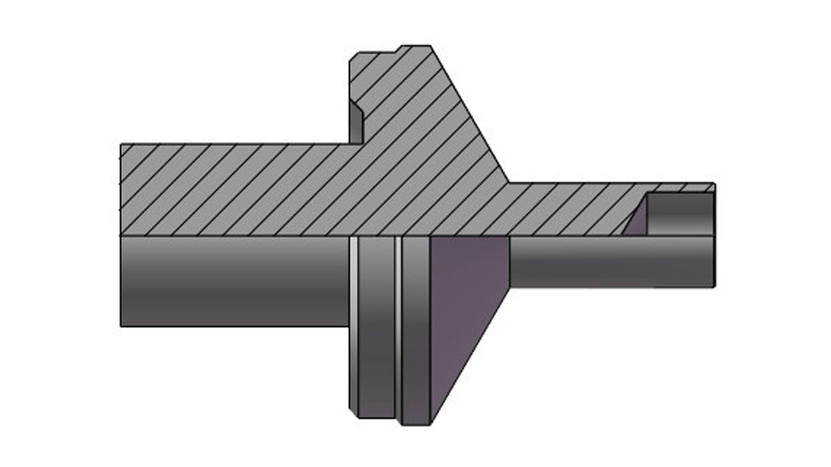 Horia AS 05-02-01 Tasseau seul pour Incabloc, seul, N°160 Ø A 2.00, Ø B 1.60