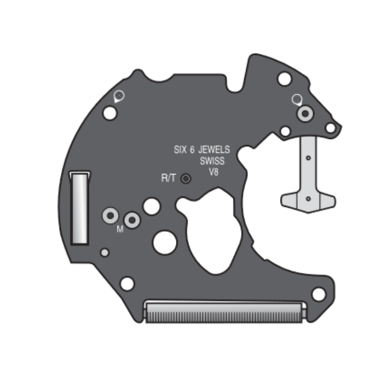 ETA04000.255441.417649 Module électronique SWISS V8, 6 pierres, GP