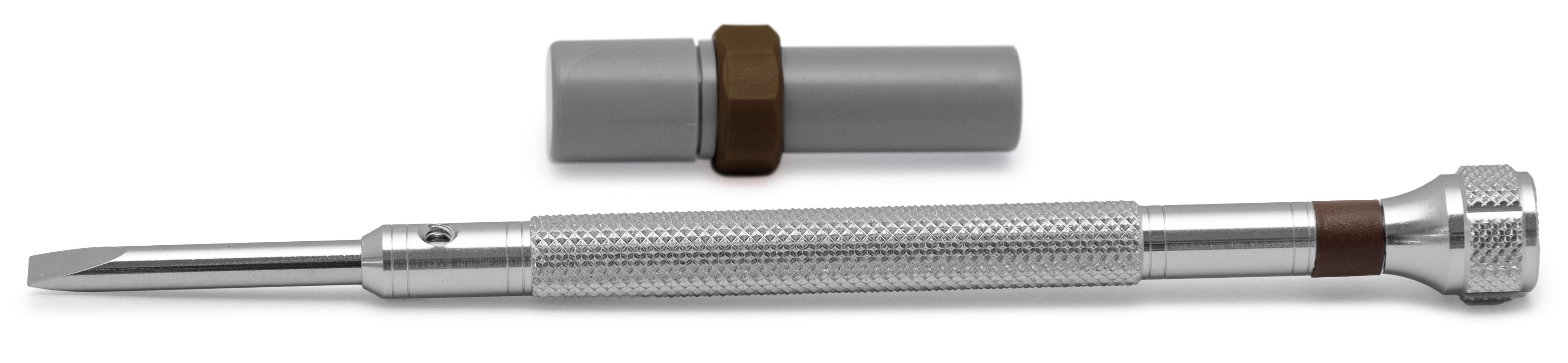 Bergeon 30080-L tournevis, mèche 3 mm, brun, avec mèches de rechange