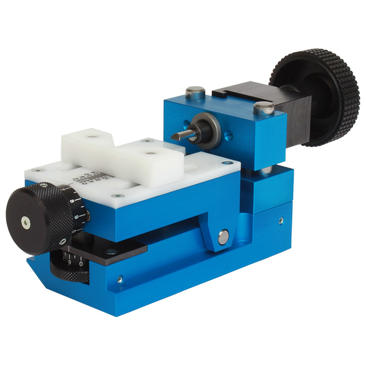 Roxer Ouvre-boîte OBMP III pour des boîtiers Ø 12 - 50 mm, 2 commandes d'actionnement, lame plate