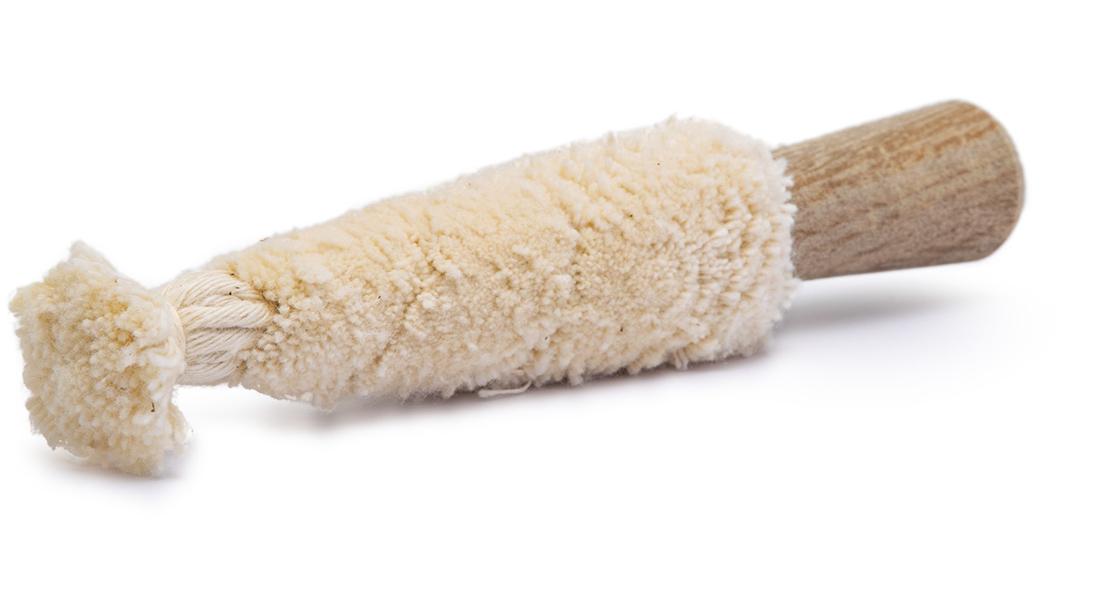 Brosse conique pointue en coton longueur env. 160 mm