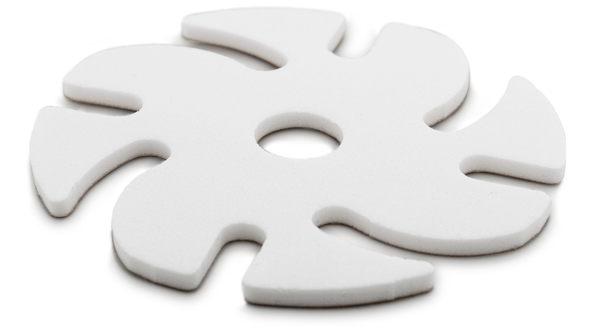 Tampons de polissage Jooltool, soft-flex, blanc, Ø 75 mm, 3 pcs.