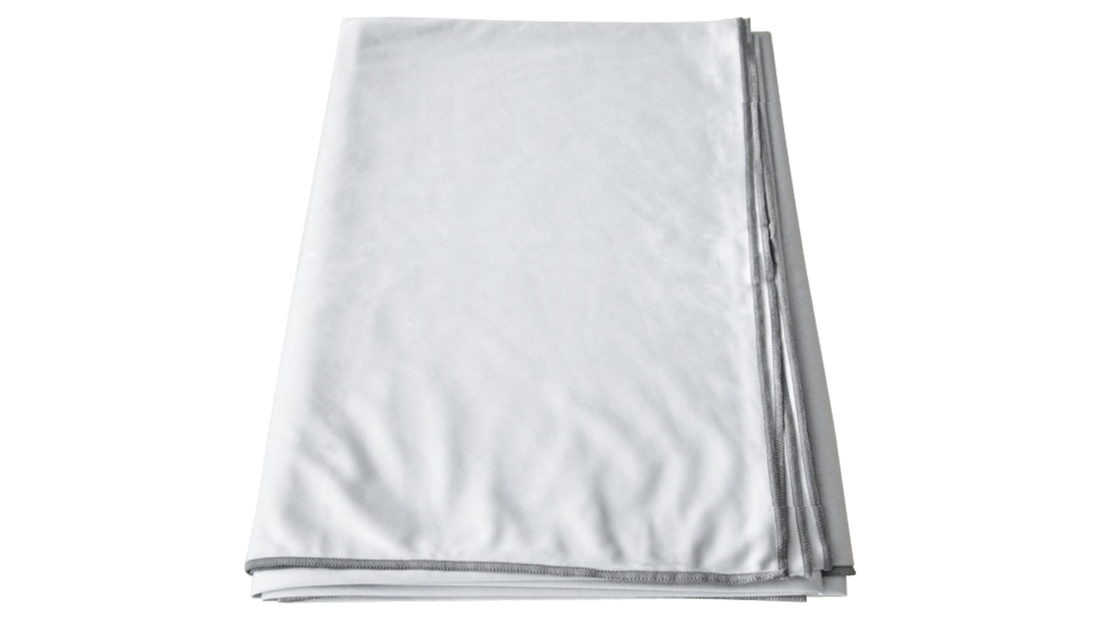 Tissu de protection, en microfibre, gris, 215 x 140 cm