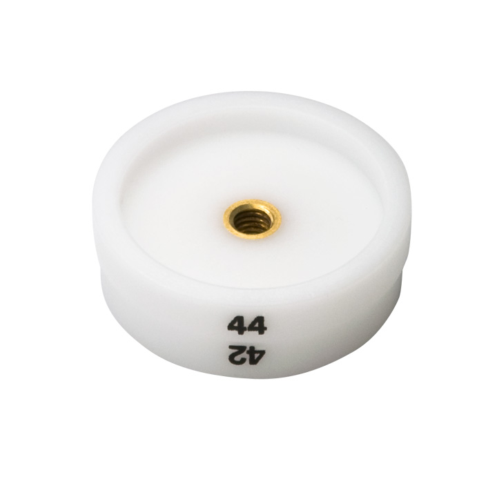 Tasseaux Delrin ronds, Gr. 42-44