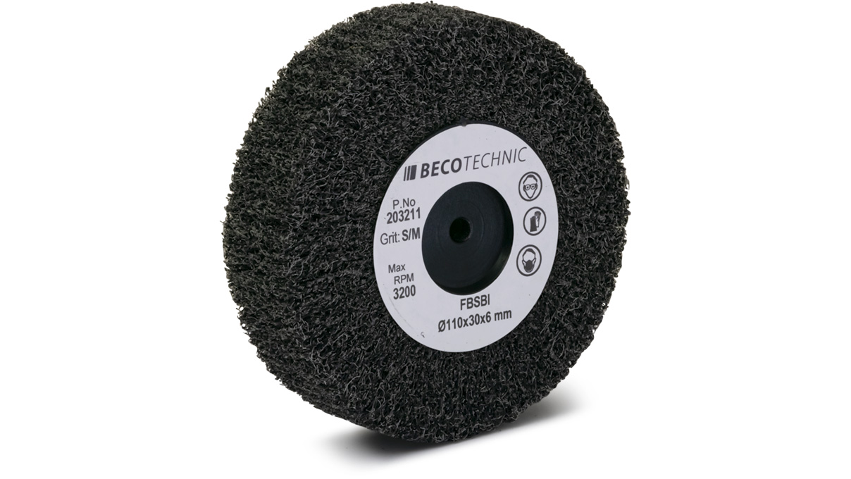 Satiflex disque abrasif moyen Ø 110 x 30 x 6 mm carbure de silicium