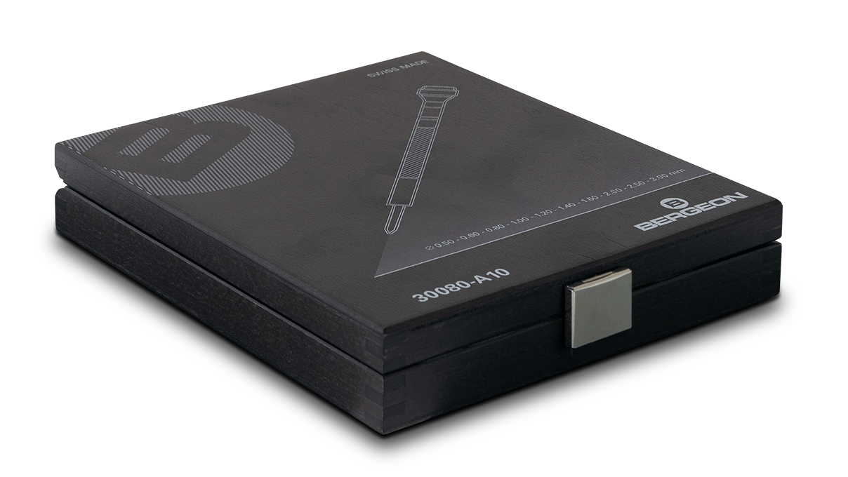 Bergeon 30080-AC10 Assortiment de 10 tournevis