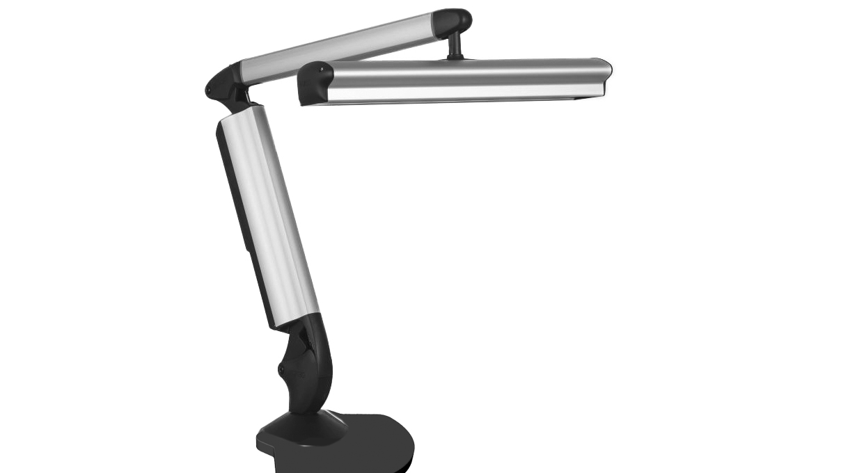 Socle OX260, pied lourd en éventail pour haute stabilité, plastique, noir, pour lampes Veritas