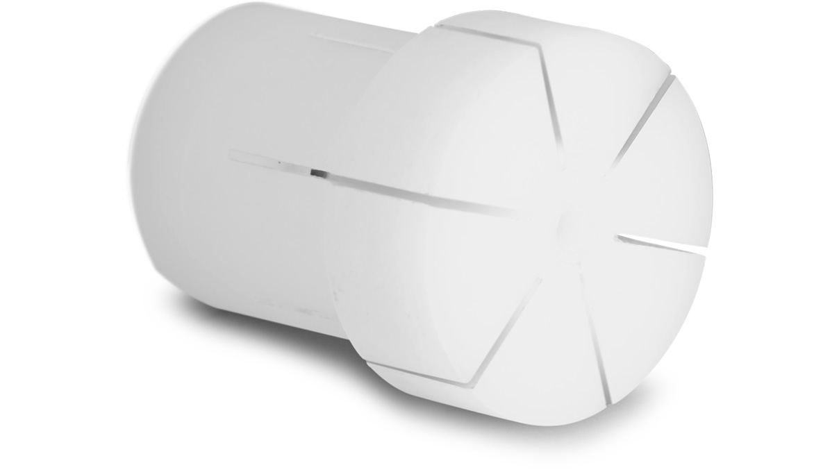 Pince de serrage ronde M16x1 intérieur, plastique, Ø 45 mm, droite