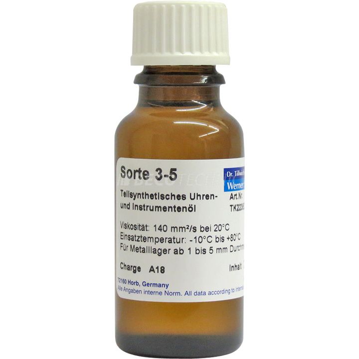 Etsyntha huile pour des montres 3-5, semi-synthétique, 20 ml