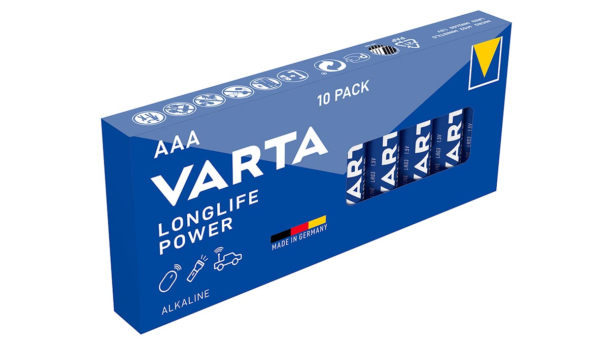 Varta 4903 Alkaline Longlife Power Piles 1,5V (Micro, LR03, AAA)