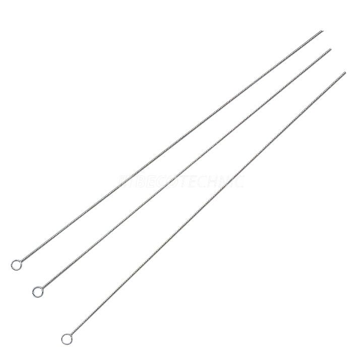 Aiguilles pour perles en acier trempé fin = Ø env. 0,23 mm