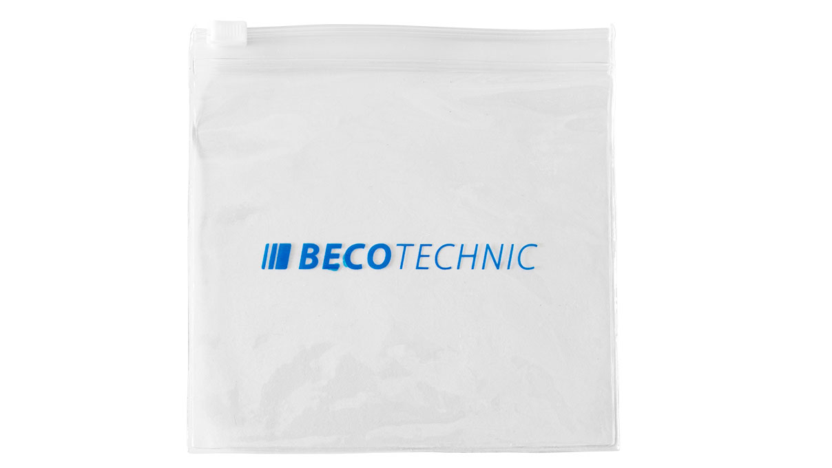 Beco Technic Service Bag, transparent, avec fermeture zippée