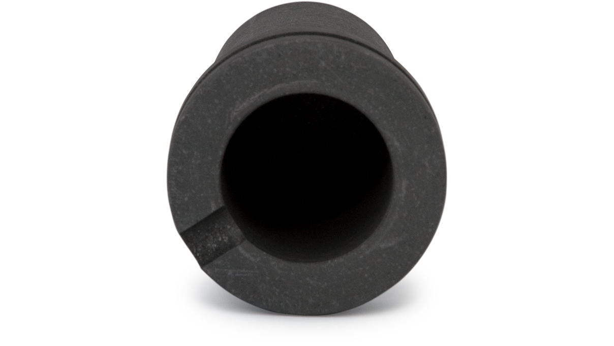 Creuset pour fours de fusion électriques, graphite argileux, Ø 65 x 90 mm, capacité 1 kg