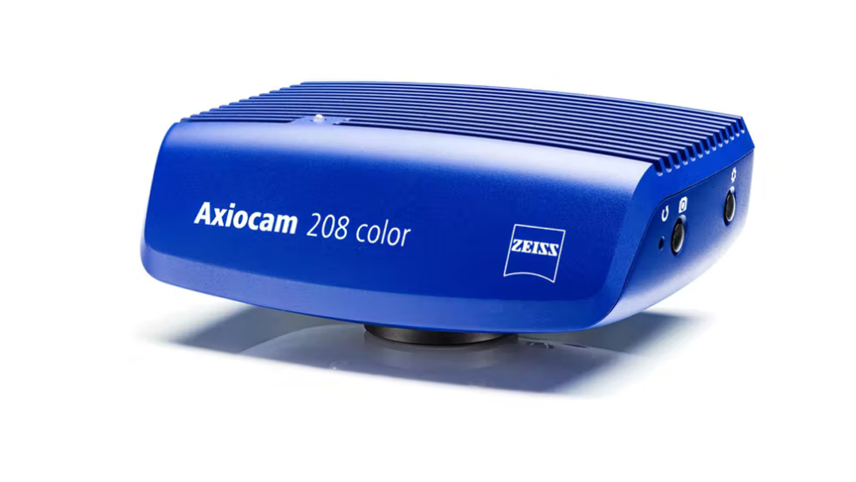Zeiss AxioCam 208 color : caméra couleur 4K avec USB 3.0, Ethernet et connexion HDMI