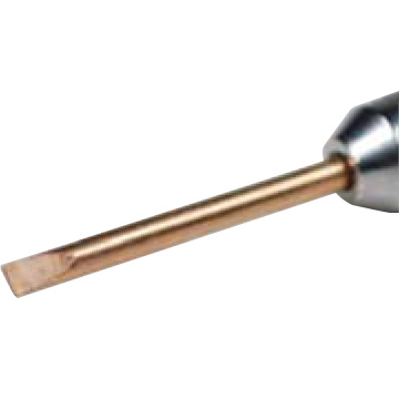 VOH Mèche de rechange pour tournevis, 1,2 mm, Cuivre-Béryllium, Fente (V), 4 pièces