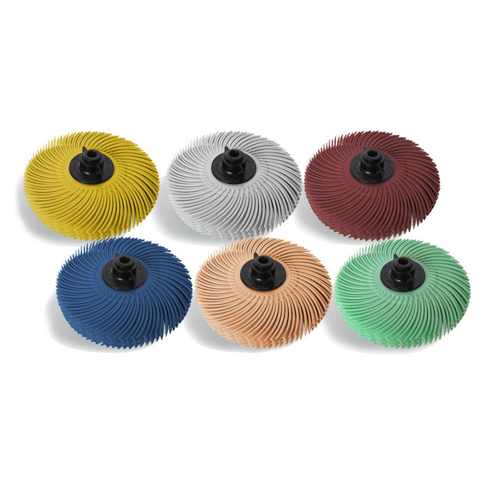 Brosse en soie 3M, bleu, à grains de 400, Ø 75 mm