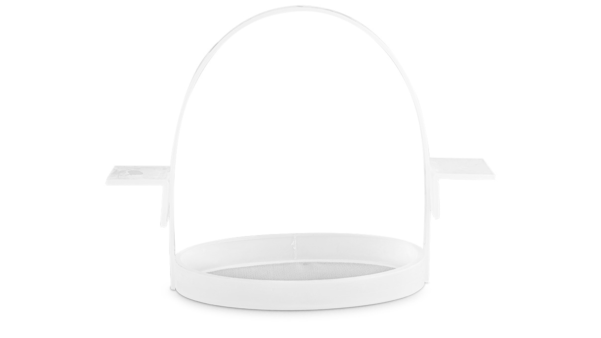 Panier en plastique avec support latéral, ovale, pour Elmasonic, taille 30