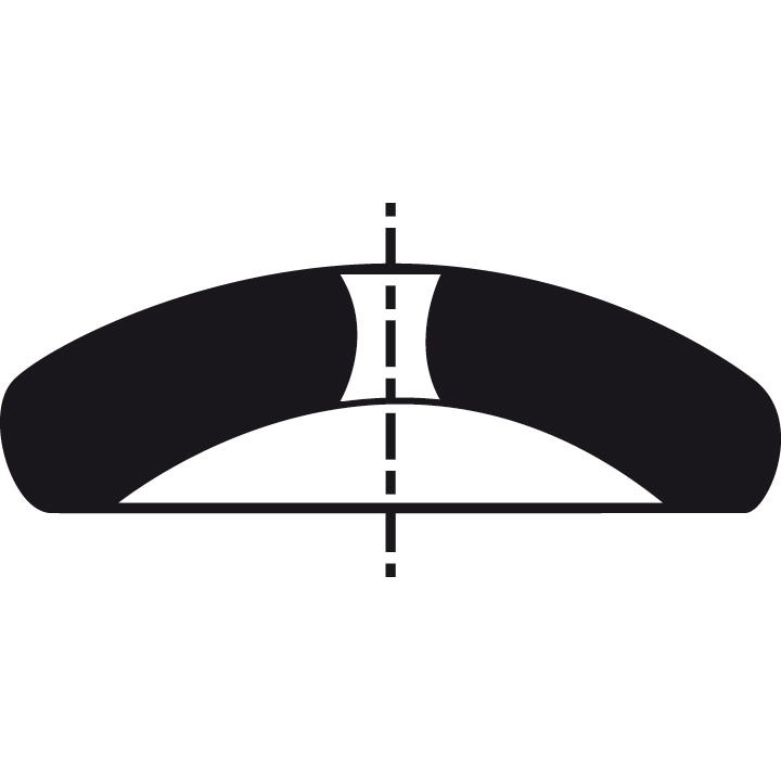 Bergeon 30710-V DI011120 Seitz pierre de balancier N° 30710 Ø d=0,11 D=1,20 mm, 100 pcs