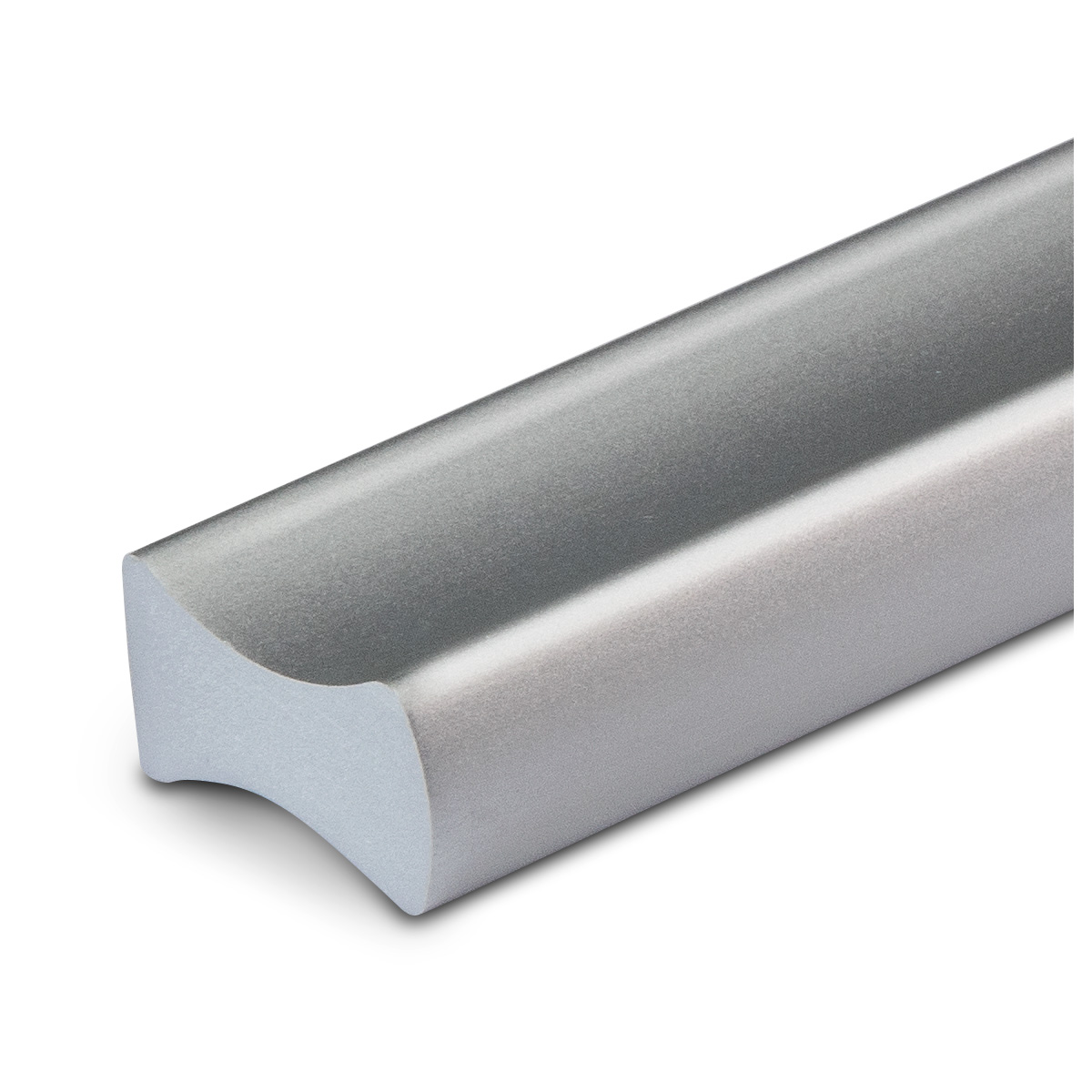 Poignées design pour tiroirs, couleur aluminium, équipement en option pour Ergolift Evolution
