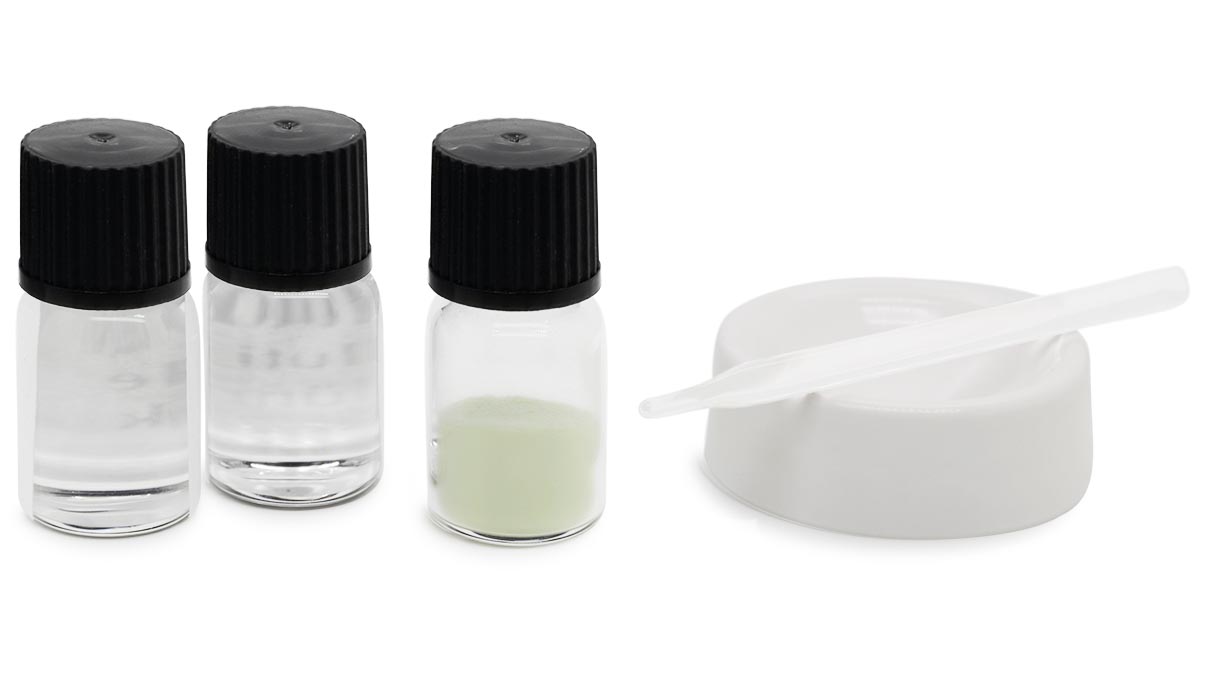 Swiss Super-LumiNova Set zur Herstellung von Leuchtpaste, GL C3 Swiss Super-LumiNova Set zur Herstellung von Leuchtpaste, GL C3
