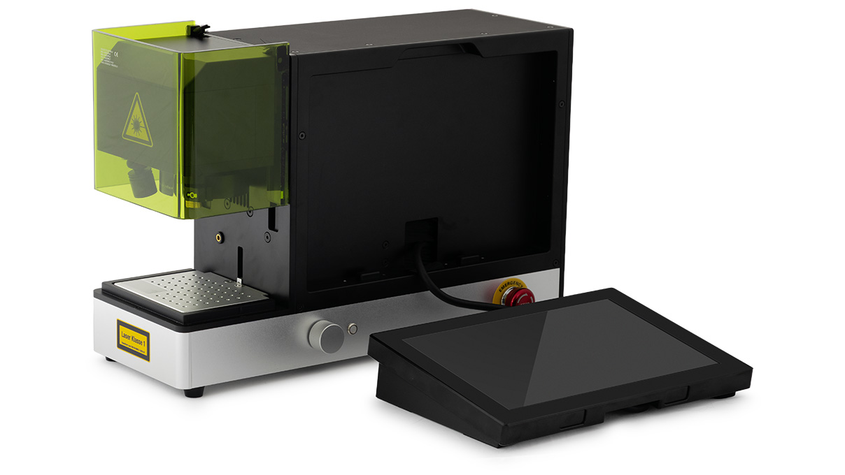 SLC mini Système laser de gravure, 20 W, écran tactile intégré, logiciel inclus, 230 V