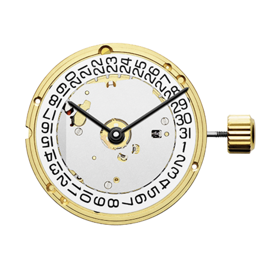 Mvt. ETA E63.041 H1 10 1/2''' DATE3 NO SC Quartz (373 | SR916SW)