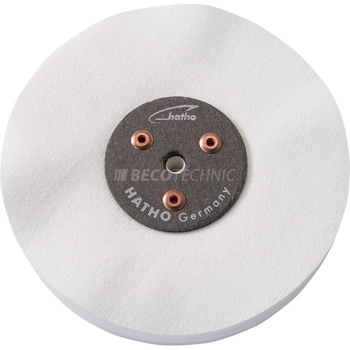 Disque à polir ZETA, tissu en microfibre fin pour la polissage brillante, Ø 125 mm (50 plisses)