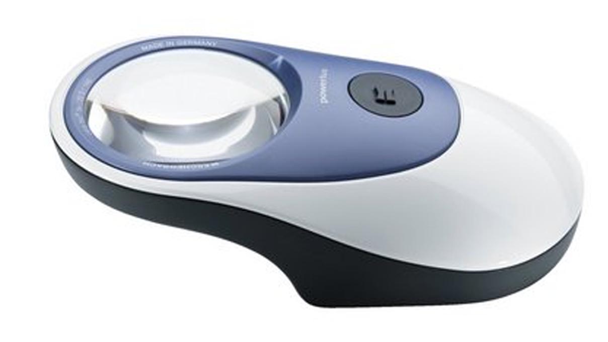 Eschenbach 158628 powerlux, Loupe éclairante, 8000 K, grossissement 7x