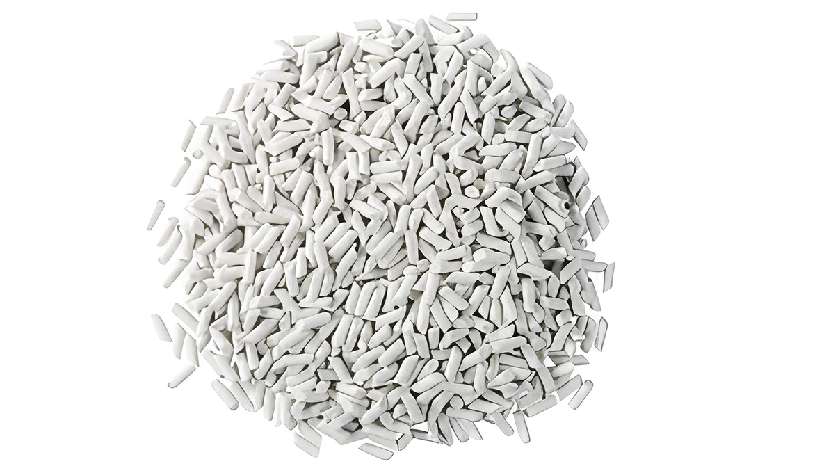 Schleifkörper ZSP, zylindrisch mit Schrägschnitt, keramisch gebunden, 5 kg