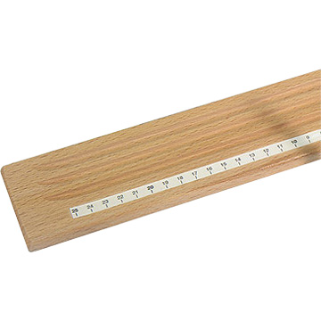 Planche à ranger des perles STANDARD, en bois, 6,5 x 57 cm