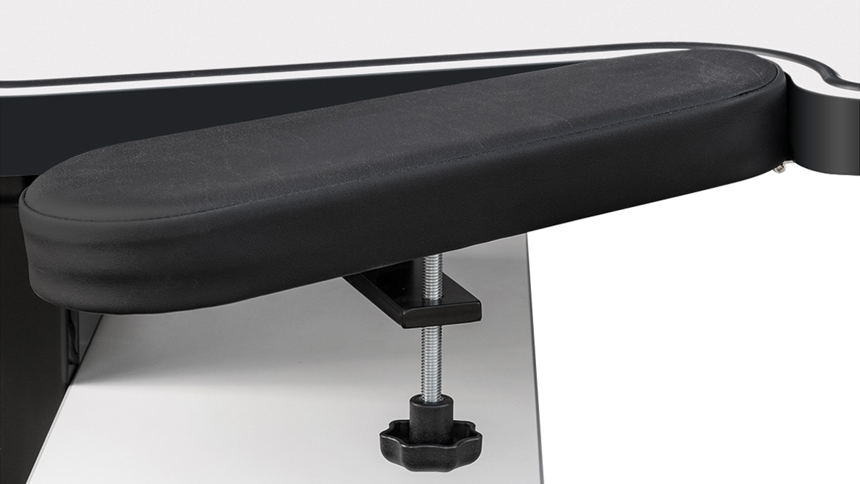 Accoudoirs microfibre, noire, équipement en option pour Ergolift Evolution