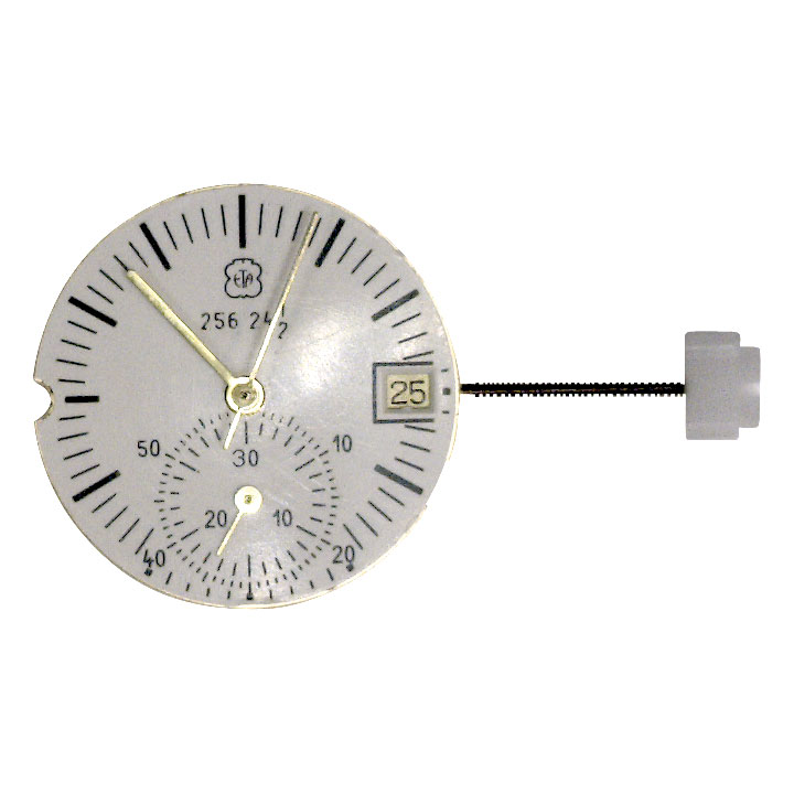 Mvt. ETA 256.241 H1 8 1/4''' DATE3 SC CHR Quartz (377 | SR626SW)