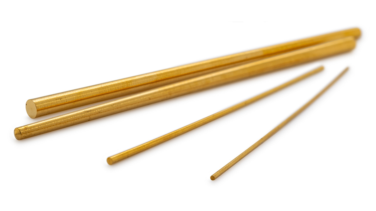 Assortiment de goupilles de charnière, laiton, Ø 0,4 - 1,5 mm, longueur 30 - 40 mm, 100 pièces