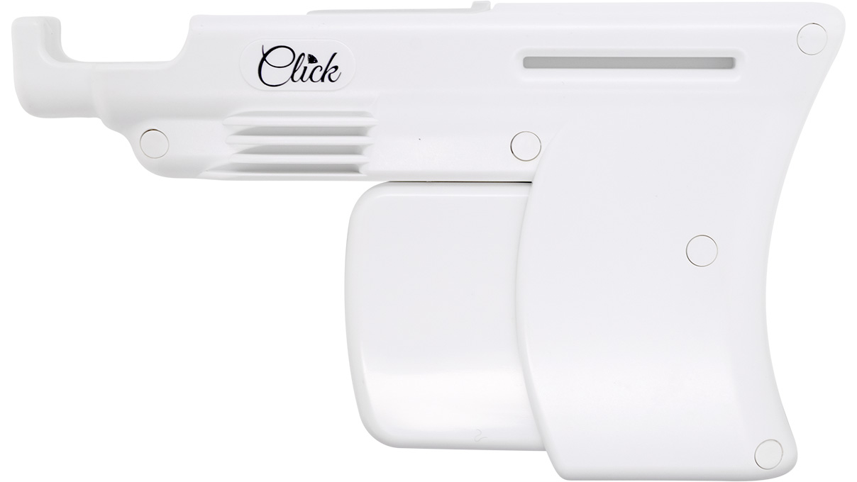 Instrument de perçage d'oreilles QPP Click avec technologie Pull & Click