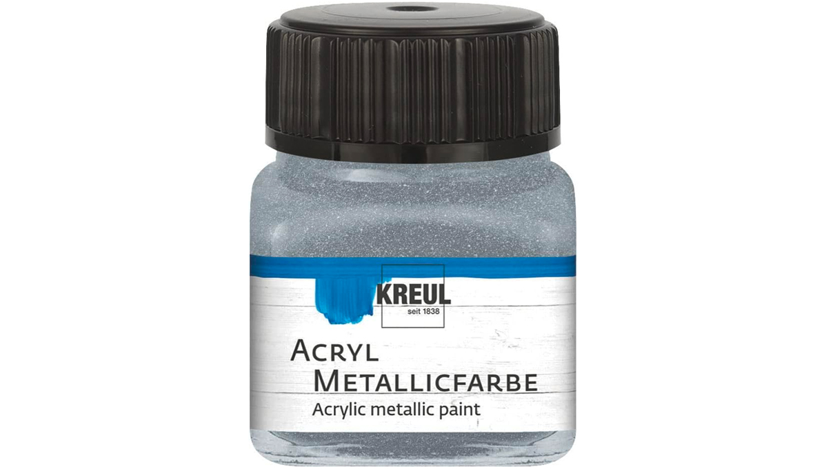 Laque pour des aiguilles argent-métallique, 20 ml