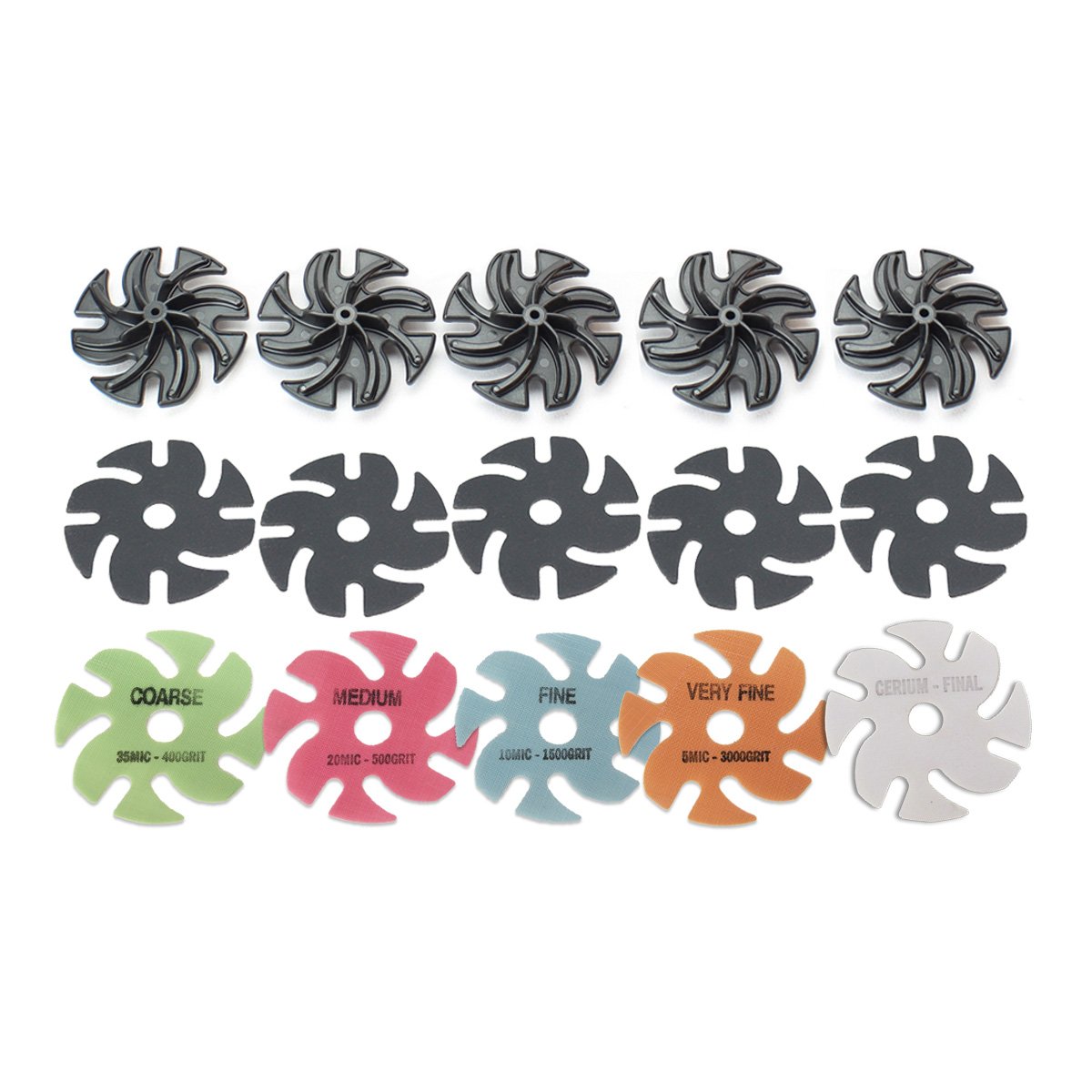 Kit Jooltool pour polir le verre et les verres de montre, Ø 75 mm