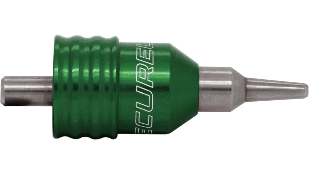 Lecureux tête de tournevis Clip-On, Ø 2 mm, vert, avec porte-mèche