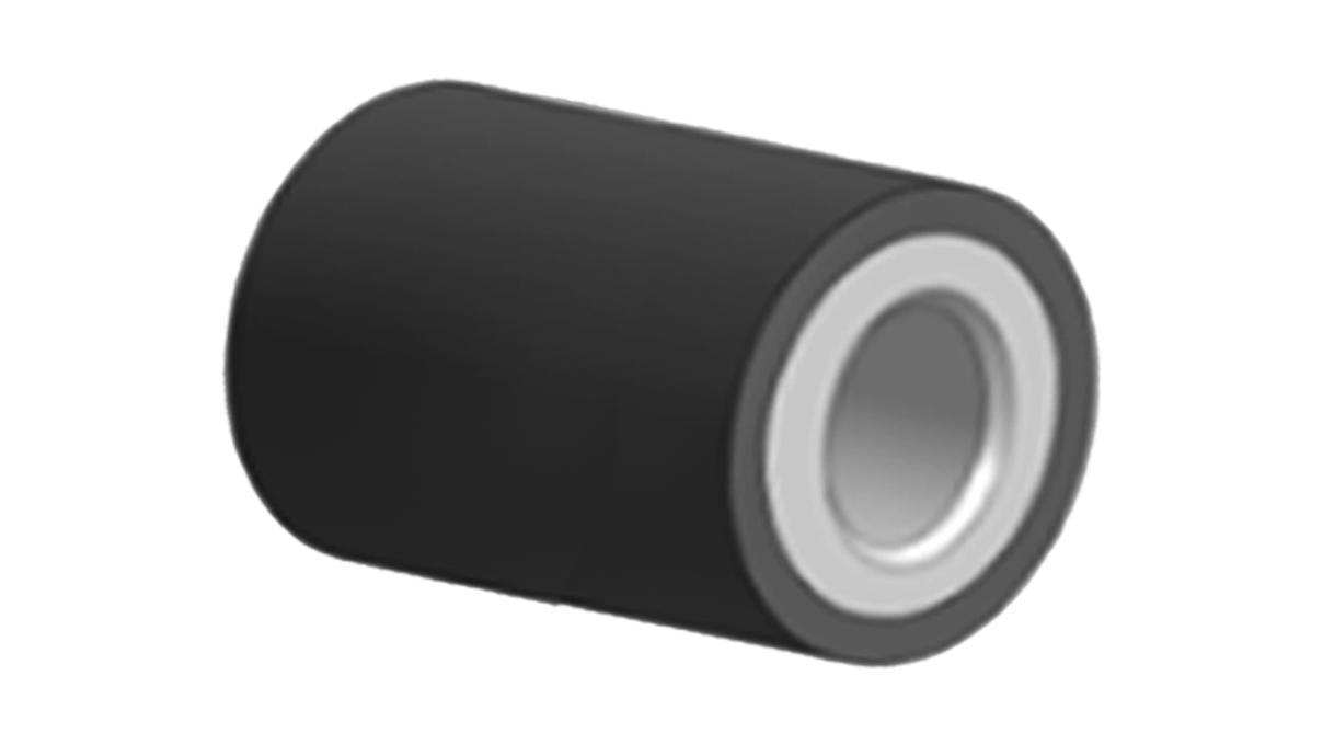 Micromecalp Rouleau d'entraînement pour unités de ponçage à bande, Ø 65 mm, dureté 90 SH