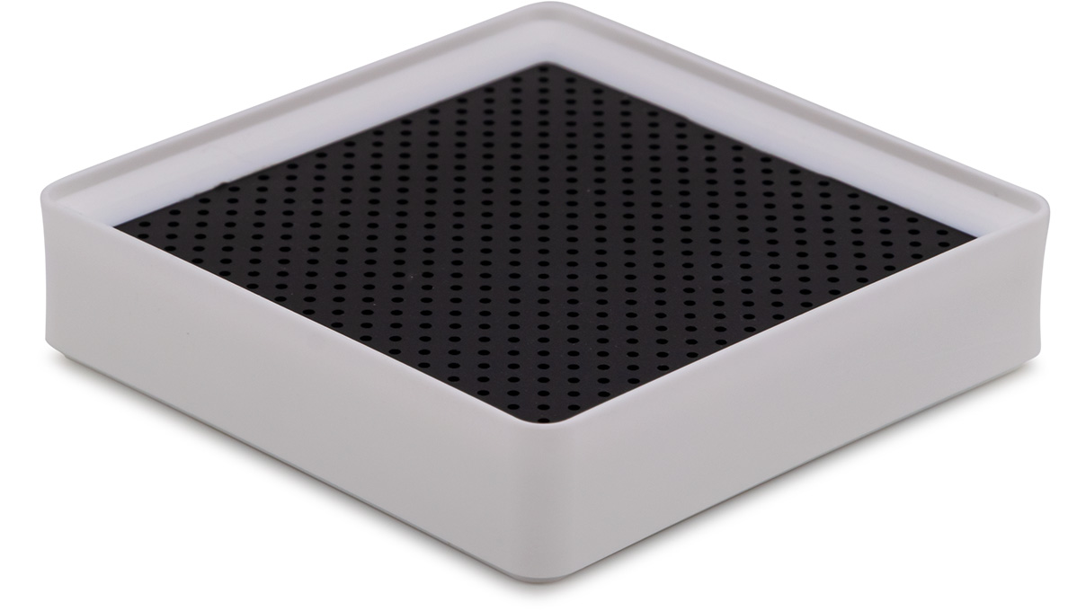 Lecureux Support à vis avec trous, blanc, pour Ø 0,8 mm