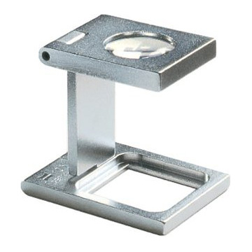 Eschenbach Compte-fils de précision en métal, bi-convexes, 10x, Ø 12 mm
