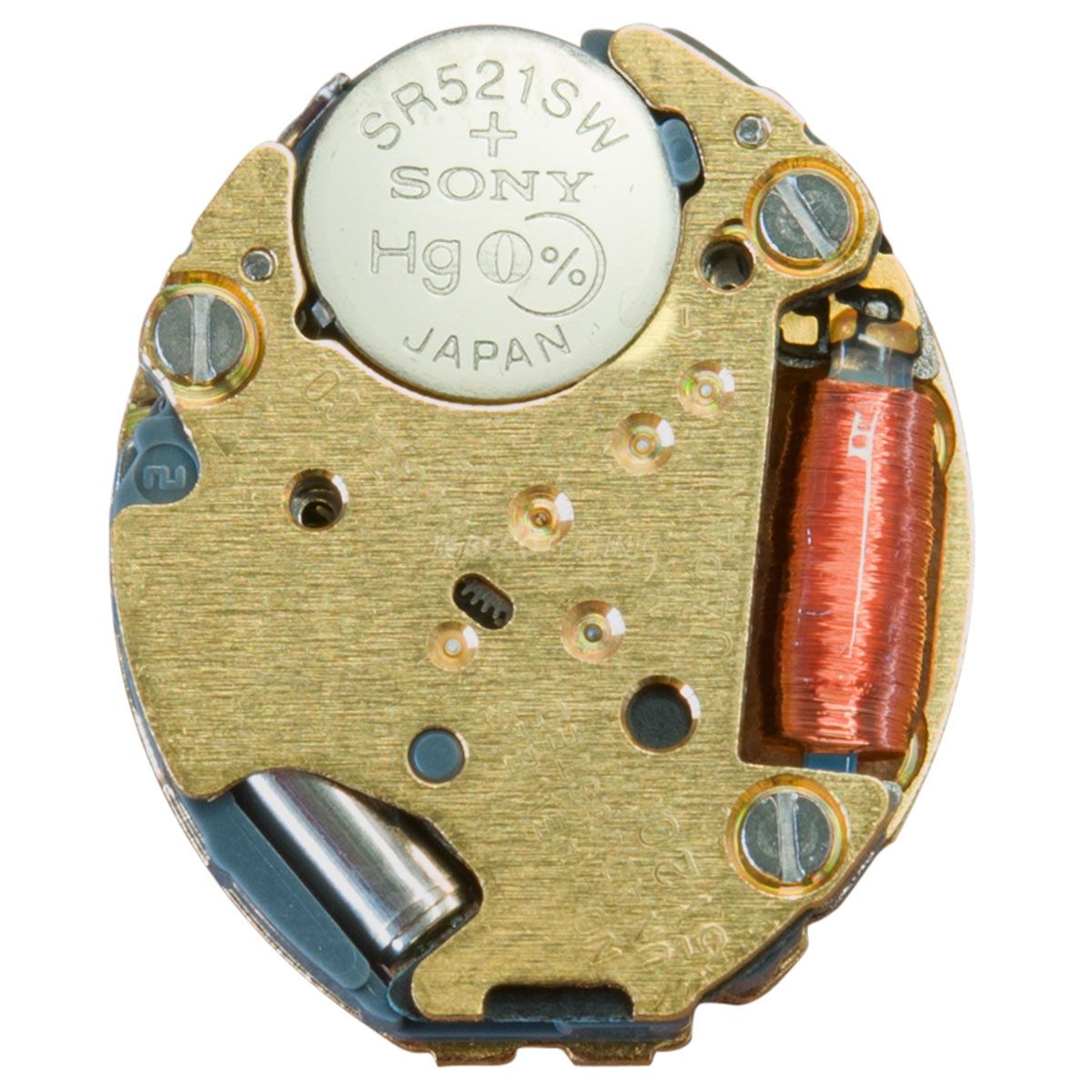 Mvt. Miyota 5Y20 5 1/2 x 6 3/4''' gilt Quartz (379 | SR521SW)